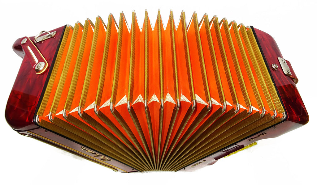 Almost Unused Hohner Norma III DeLuxe Diatonic Button Accordion Garmon German Harmonika 2135, Rare Squeezebox, Fantastic sound!