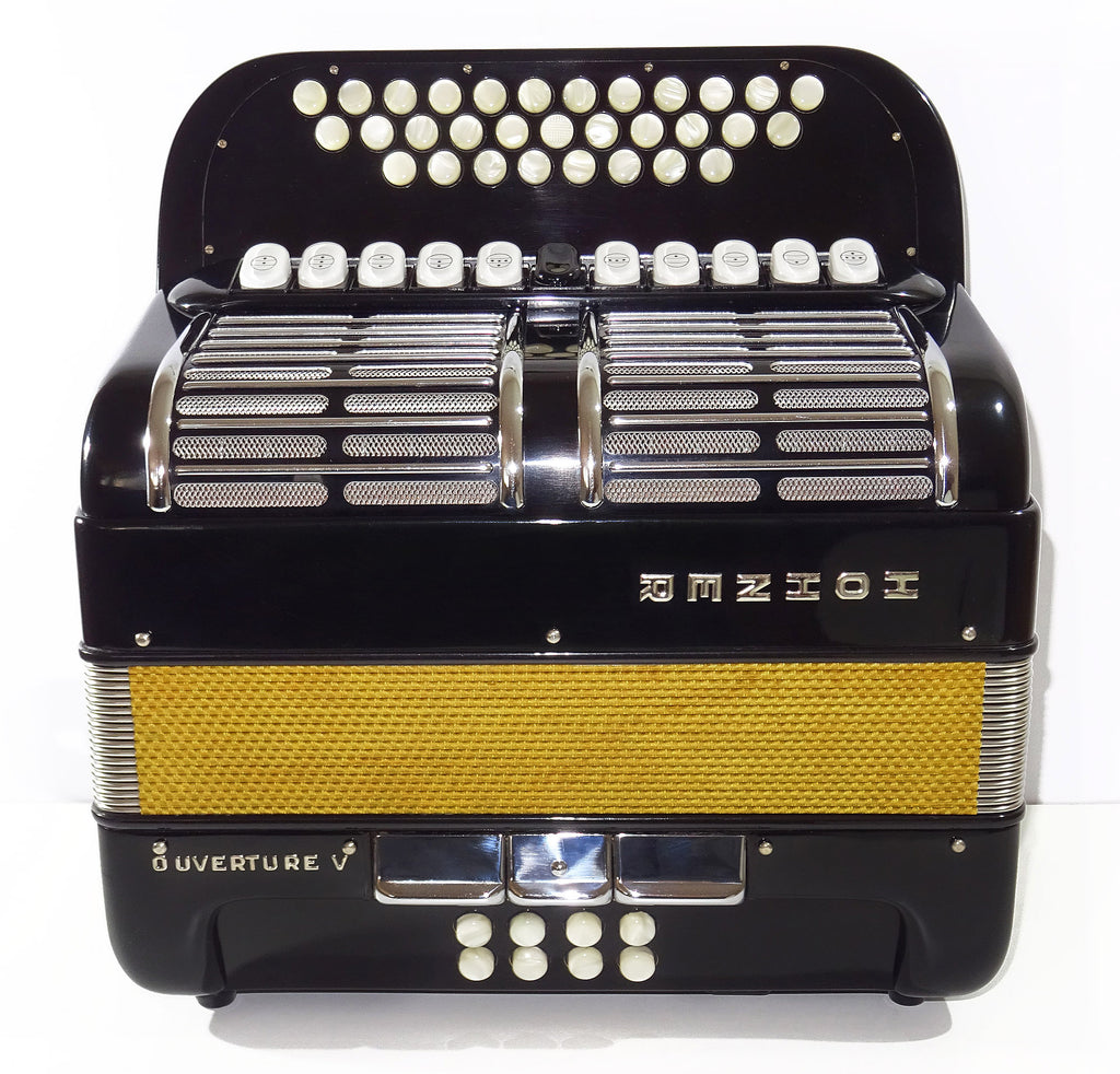 Close to New! Hohner Ouverture V Diatonic Original German Squeezebox Button Accordion Garmon Straps 2040, Rare Luxury Harmonica, Fantastic sound!