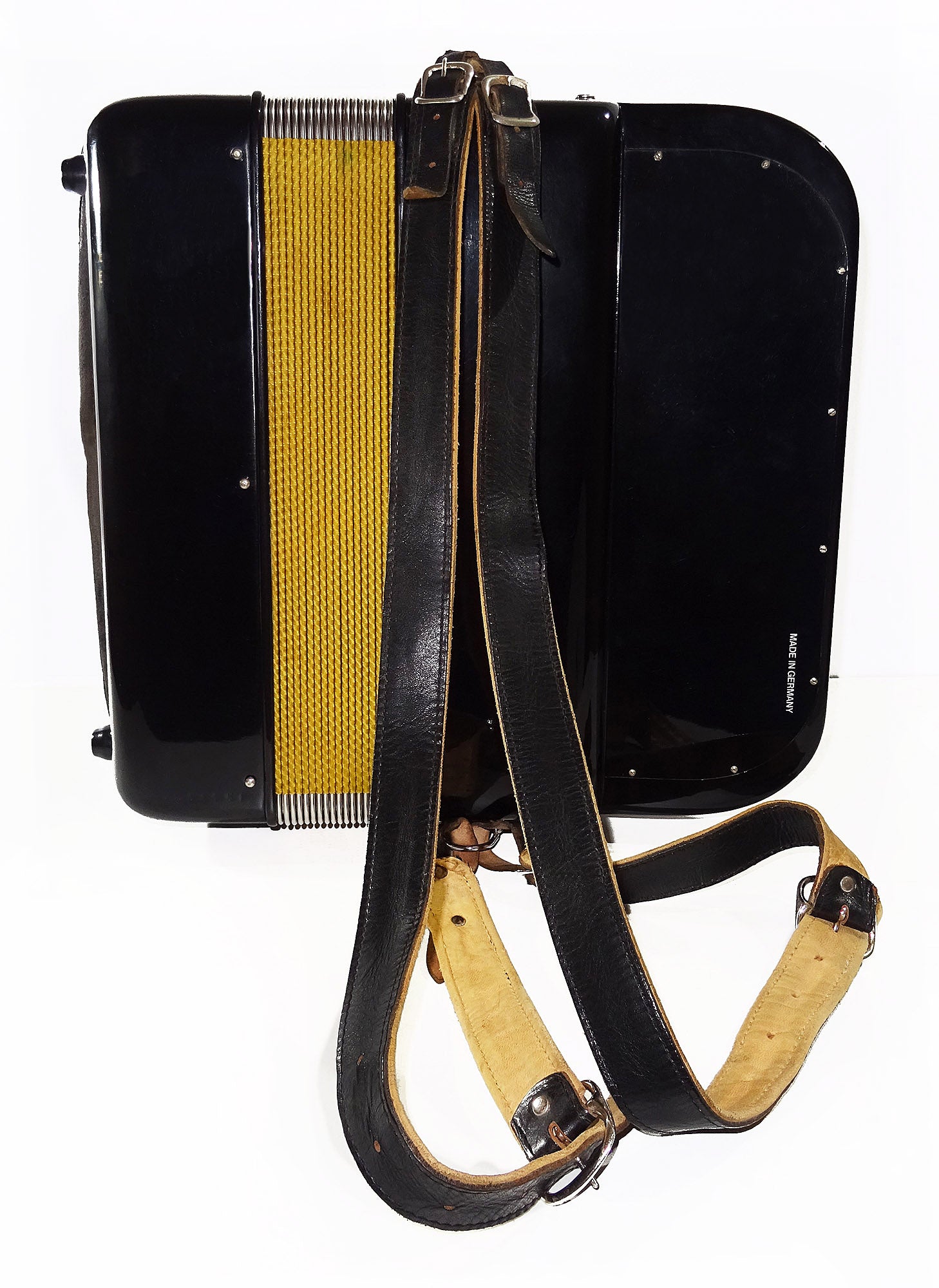 Close to New! Hohner Ouverture V Diatonic Original German Squeezebox Button Accordion Garmon Straps 2040, Rare Luxury Harmonica, Fantastic sound!