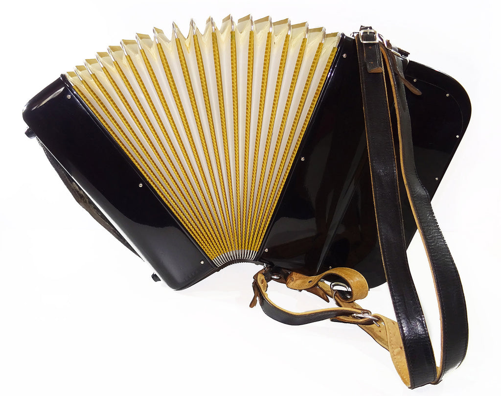 Close to New! Hohner Ouverture V Diatonic Original German Squeezebox Button Accordion Garmon Straps 2040, Rare Luxury Harmonica, Fantastic sound!