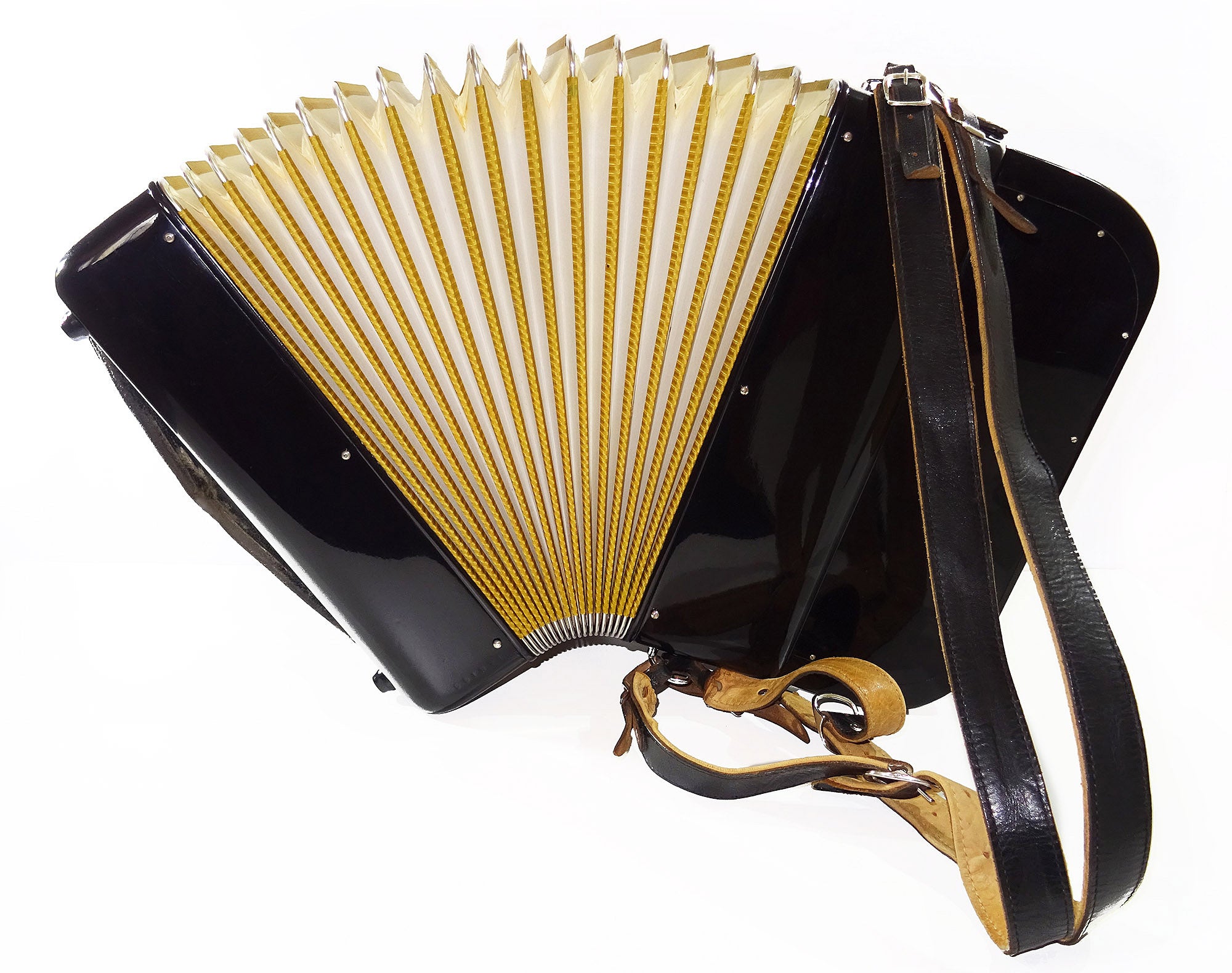 Close to New! Hohner Ouverture V Diatonic Original German Squeezebox Button Accordion Garmon Straps 2040, Rare Luxury Harmonica, Fantastic sound!