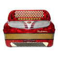 Hohner Riviera IV Original 5 Row Button Accordion made in Germany 2183, incl New Straps, Rich Powerful Sound