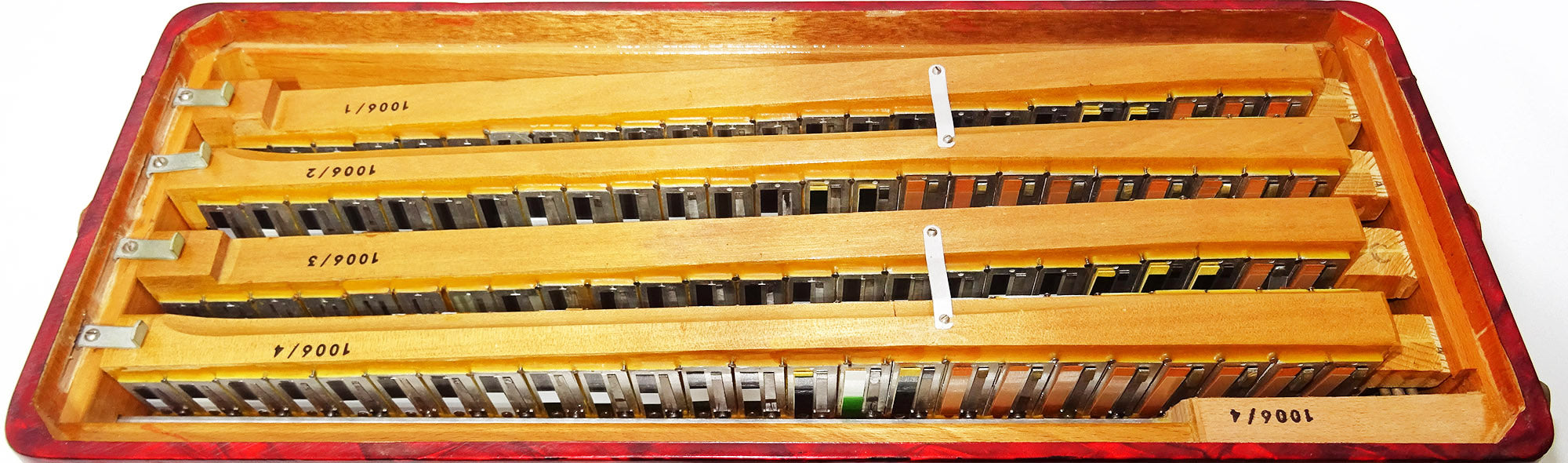 Hohner Riviera IV Original 5 Row Button Accordion made in Germany 2183, incl New Straps, Rich Powerful Sound