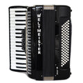 NEW Weltmeister Achat 80 Piano Accordion made in Germany, 80 Bass buttons, Original New Straps and Case, Keyboard Accordian, Black