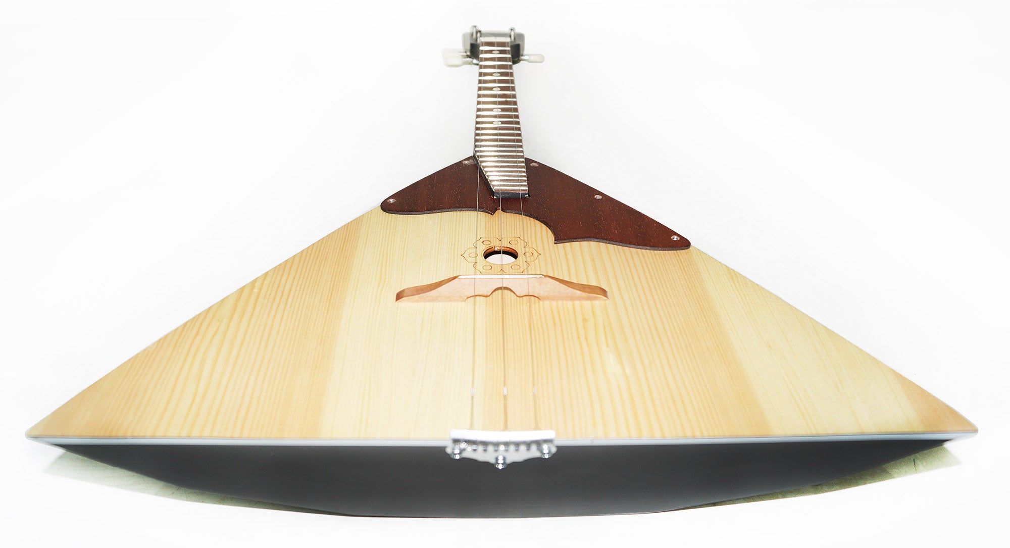 New Classic Original Ukrainian Balalaika Prima 3 Strings Trembita! Natural Wood! Folk Musical Instrument!