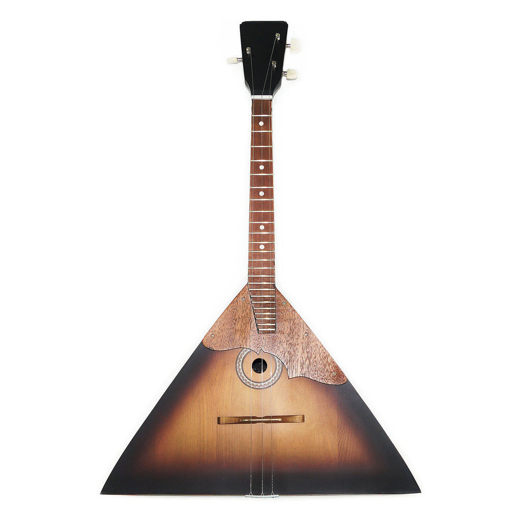 Brand New Classic Original Balalaika Prima 3 Strings, Handmade in Ukraine, Natural Wood! SunBurn