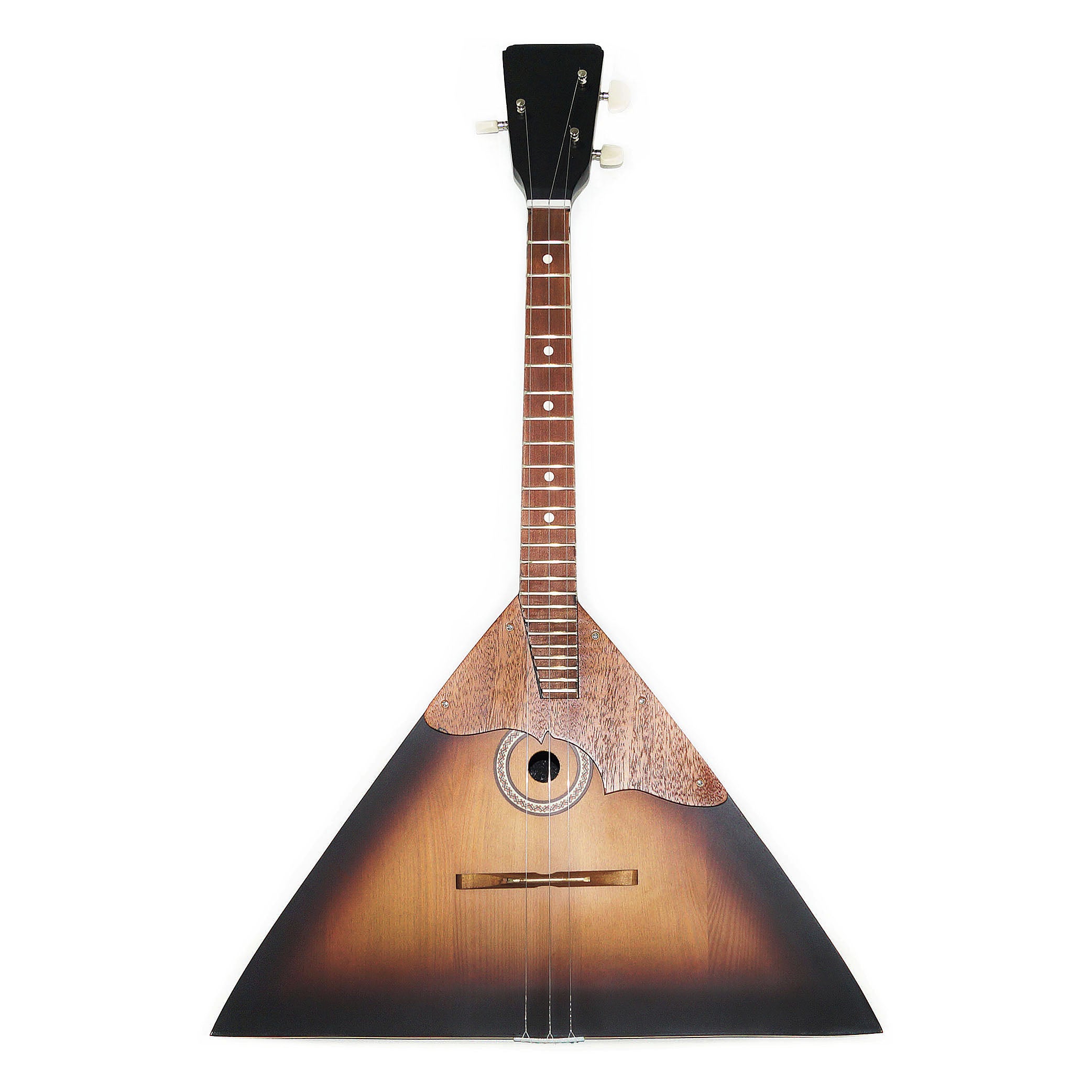 Brand New Classic Original Balalaika Prima 3 Strings, Handmade in Ukraine, Natural Wood! SunBurn