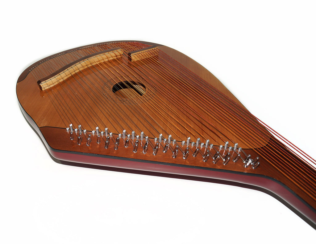 New Folk Ukrainian Bandura 46 Strings Musical Instrument Chernigiv Type for Beginner Children Natural Wood Very Beautiful Sound!