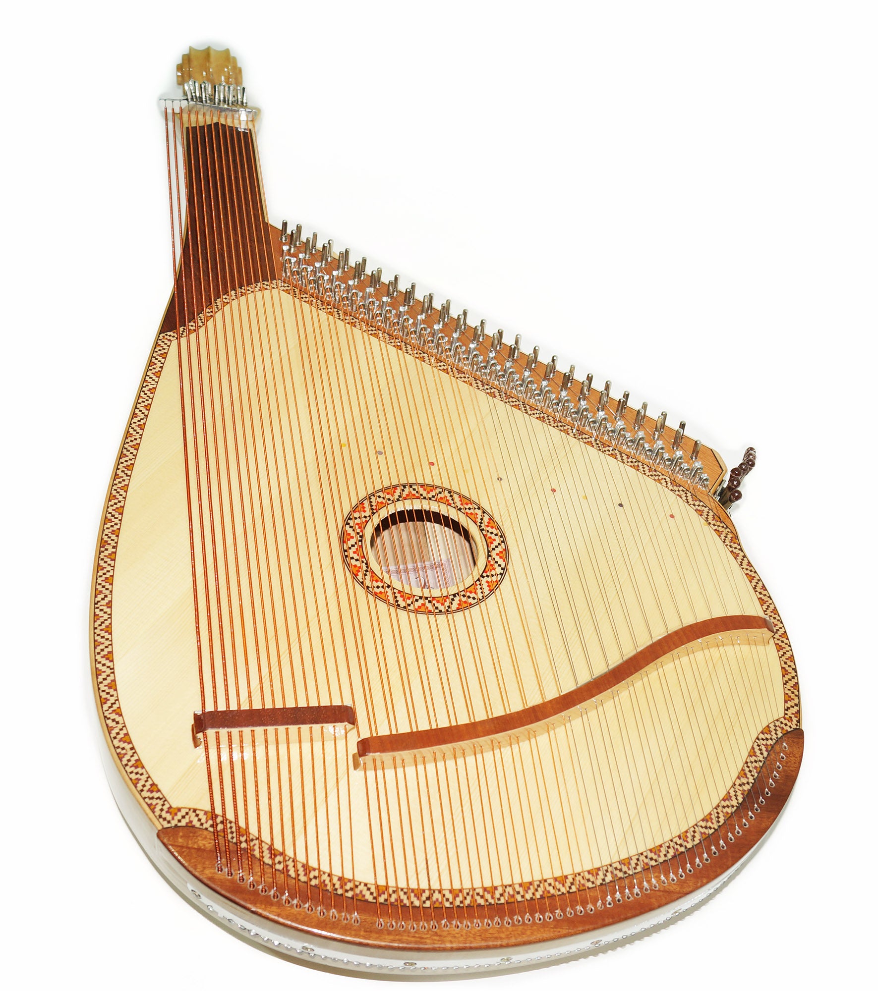 New Traditional Folk Bandura Lviv Chromatic 61 Strings Musical Instrument made in Ukraine Magnificent Sound!