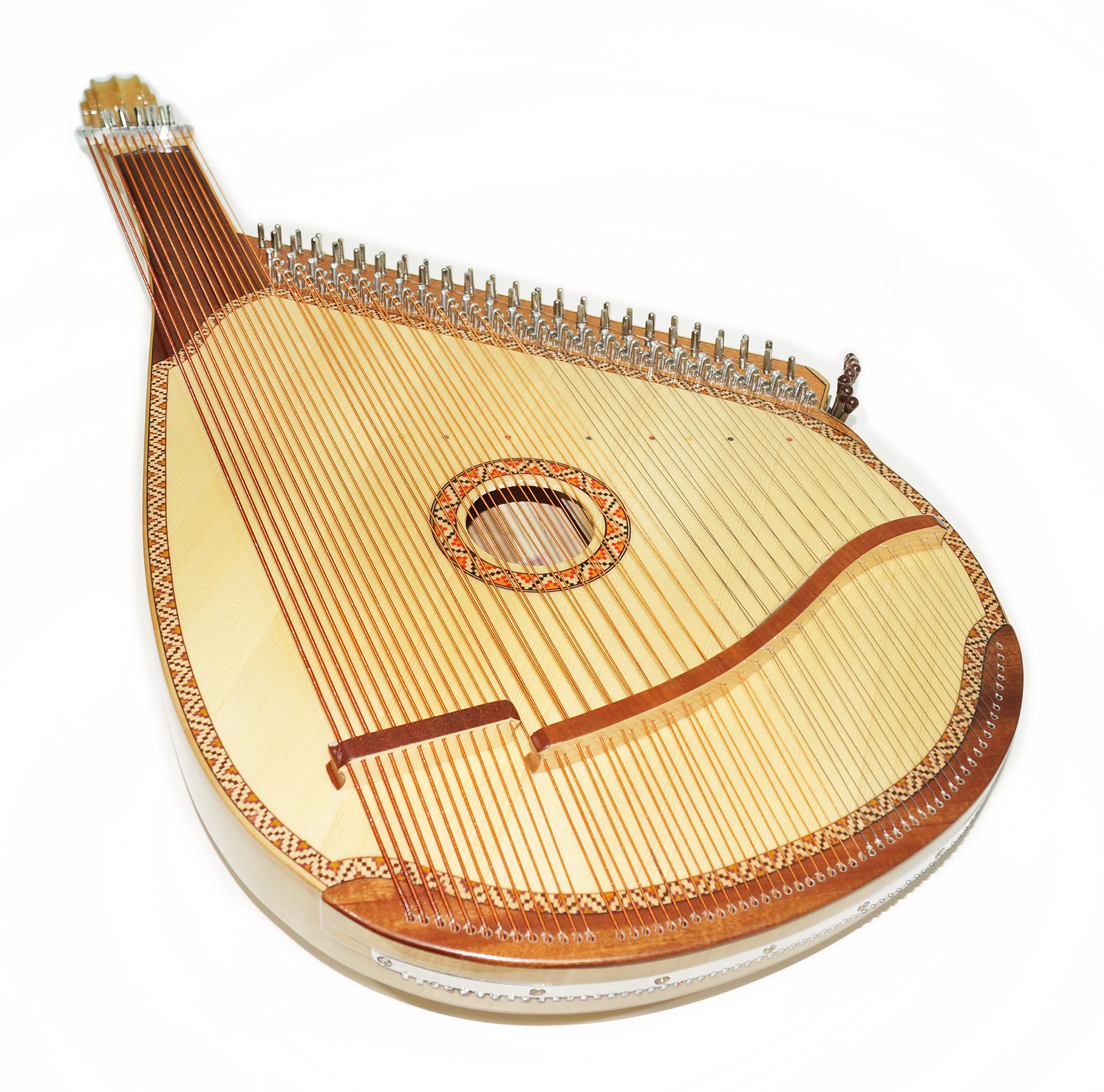 New Traditional Folk Bandura Lviv Chromatic 61 Strings Musical Instrument made in Ukraine Magnificent Sound!