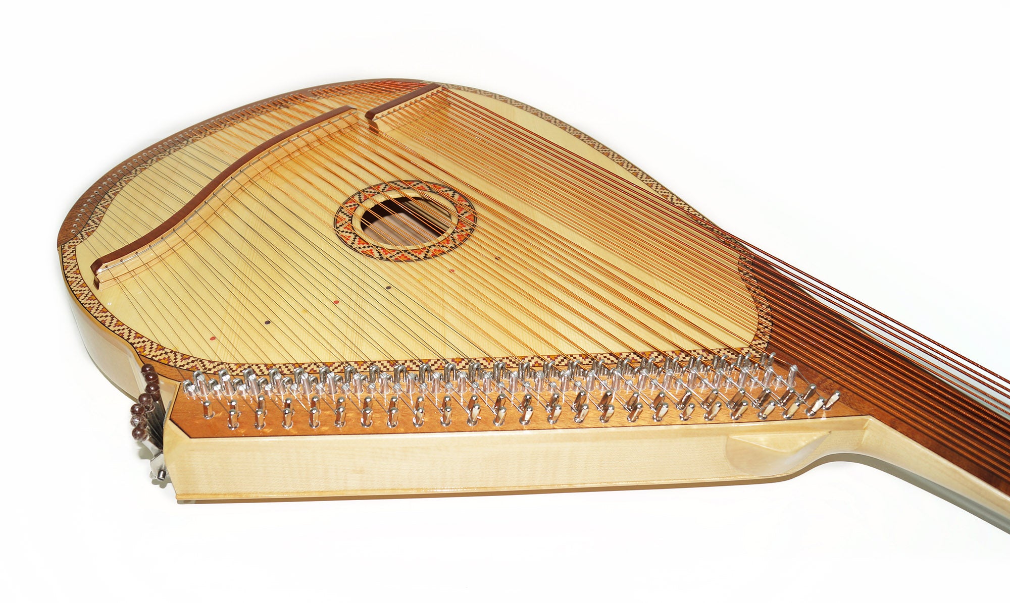 New Traditional Folk Bandura Lviv Chromatic 61 Strings Musical Instrument made in Ukraine Magnificent Sound!