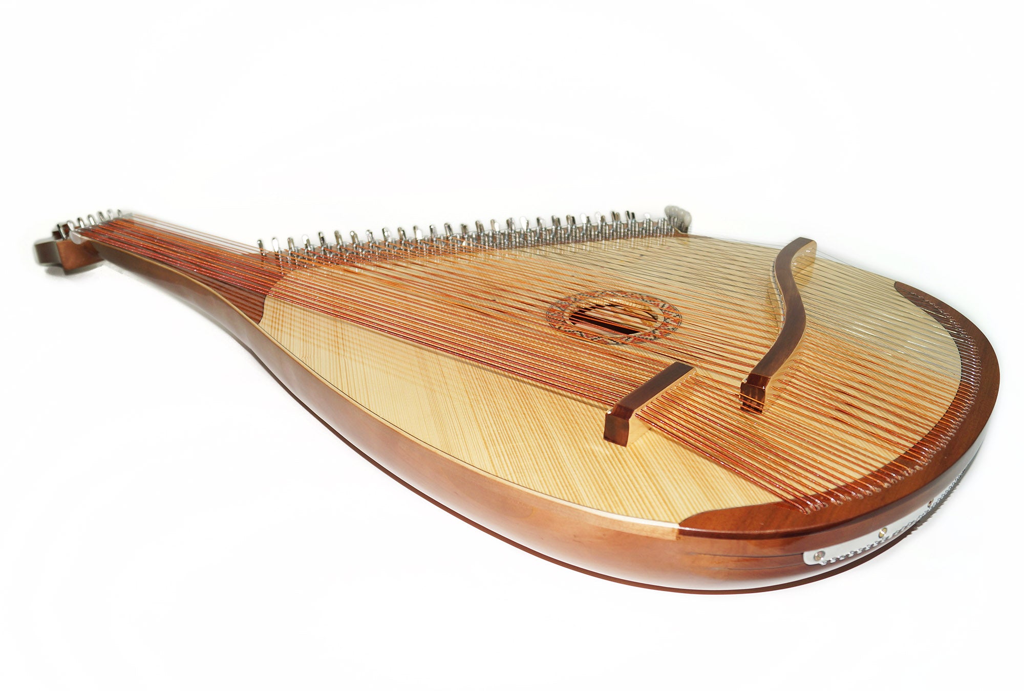 New Folk Lviv Bandura with Levers 63 Strings Musical Instrument Chernigiv Type made in Ukraine Magnificent Sound!