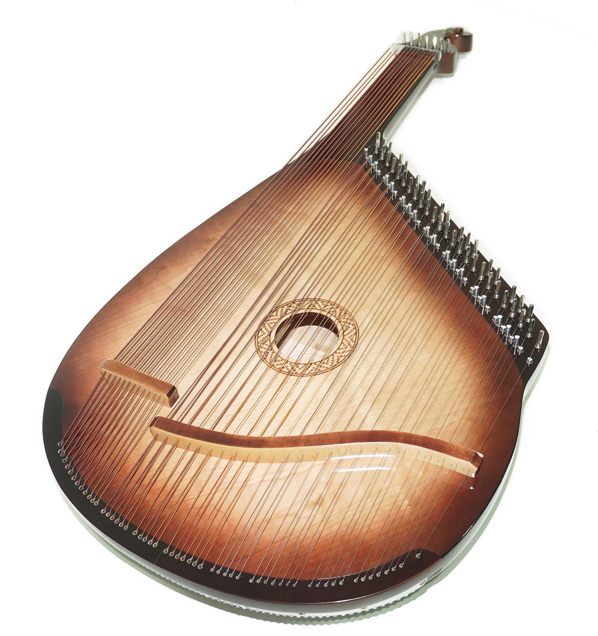 New Traditional Folk Ukrainian Bandura 56 Strings Chromatic String Musical Instrument Very Beautiful and Magnificent Sound!