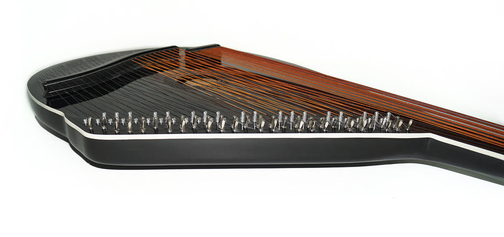 New Traditional Folk Ukrainian Bandura Chromatic String Musical Instrument Very Beautiful and Magnificent Sound! Black