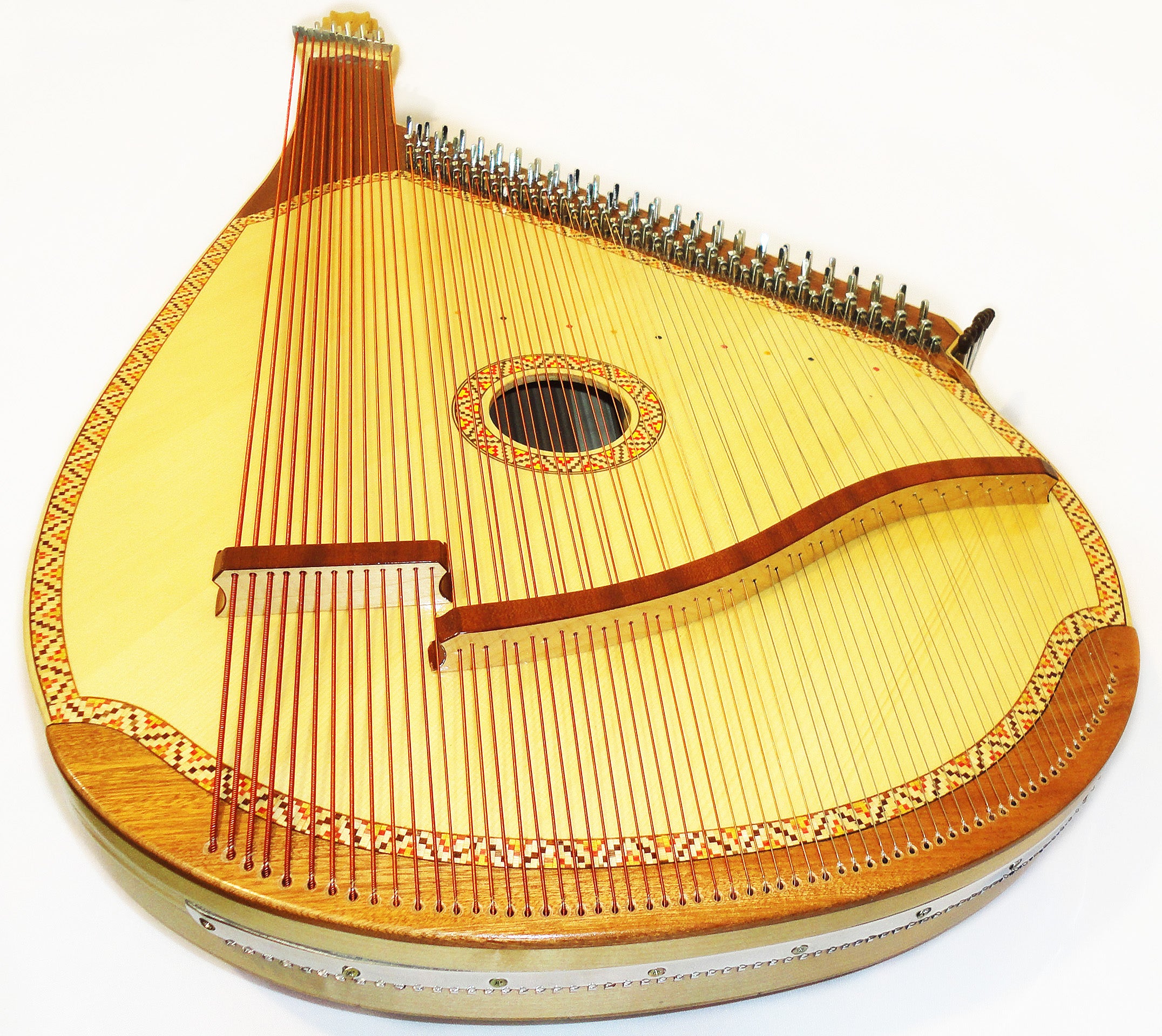 New Bandura Lvivyanka Prima 63 strings Chromatic Traditional Folk Musical Instrument made in Ukraine Wonderful Sound!