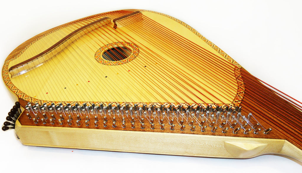New Bandura Lvivyanka Prima 63 strings Chromatic Traditional Folk Musical Instrument made in Ukraine Wonderful Sound!