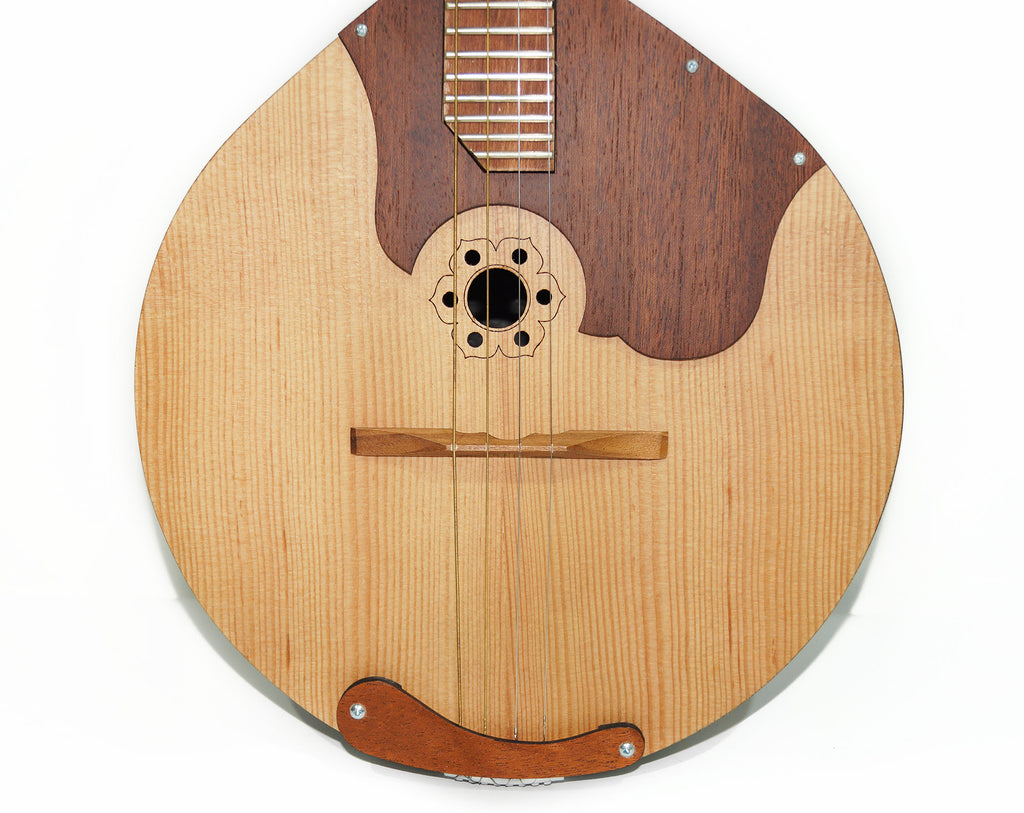 New Original Domra Prima 4 Strings made in Ukraine Trembita Natural Wood Beautiful Sound Folk Musical Intsrument