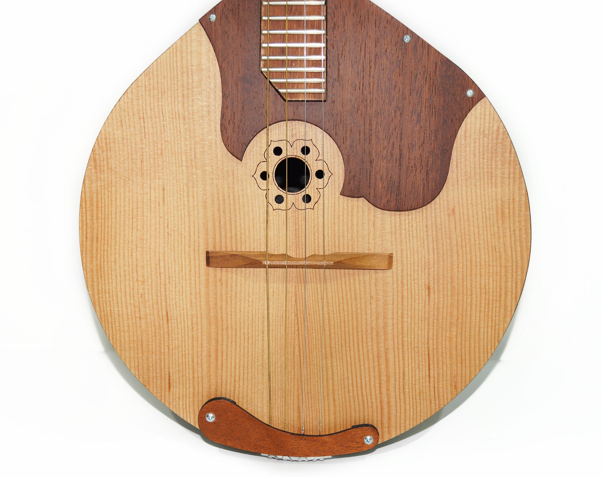 New Original Domra Prima 4 Strings made in Ukraine Trembita Natural Wood Beautiful Sound Folk Musical Intsrument