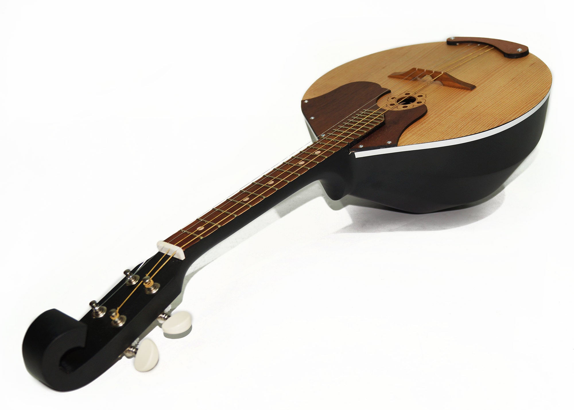 New Original Domra Prima 4 Strings made in Ukraine Trembita Natural Wood Beautiful Sound Folk Musical Intsrument