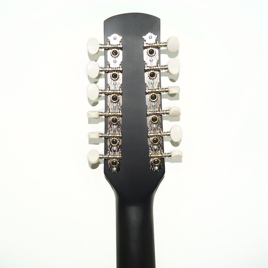 Brand New Acoustic Guitar 12 Strings made in Ukraine Trembita Natural Wood Black Amazing Sound!