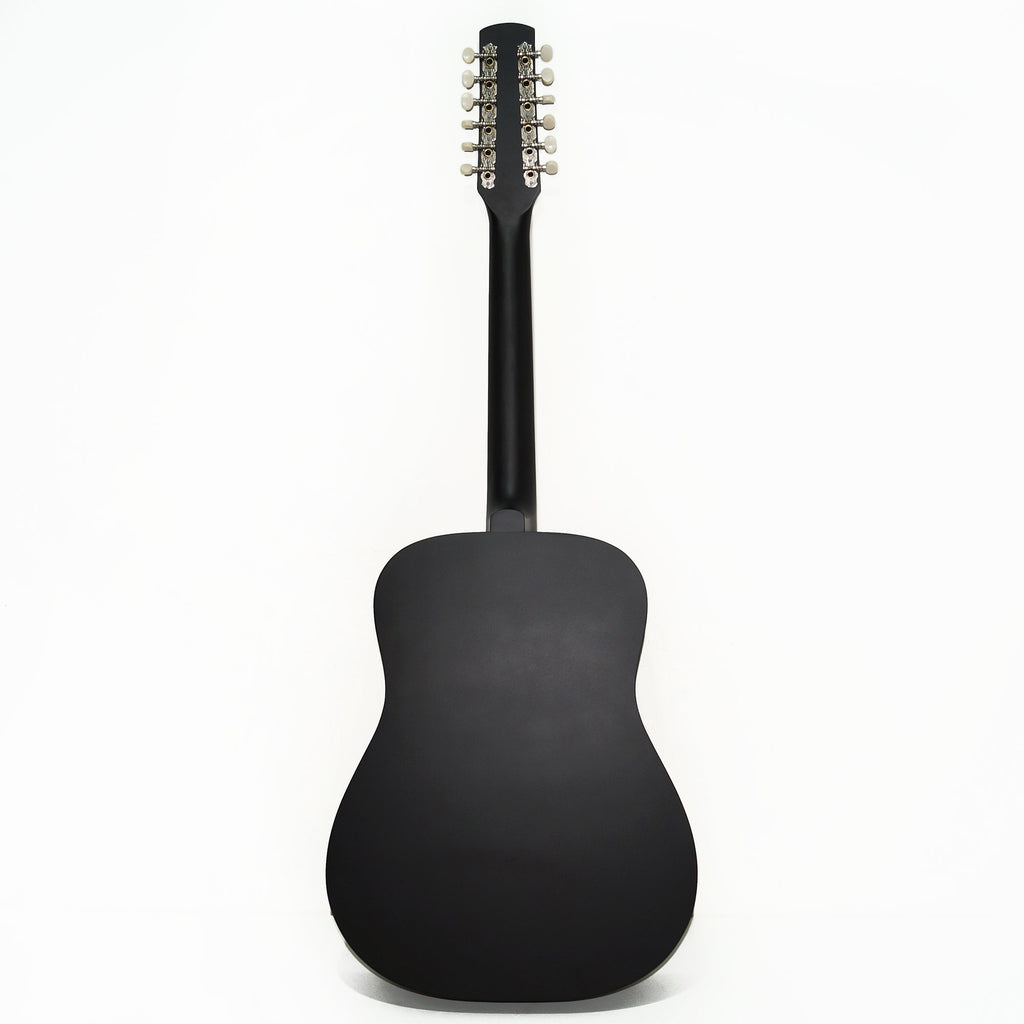 Brand New Acoustic Guitar 12 Strings made in Ukraine Trembita Natural Wood Black Amazing Sound!