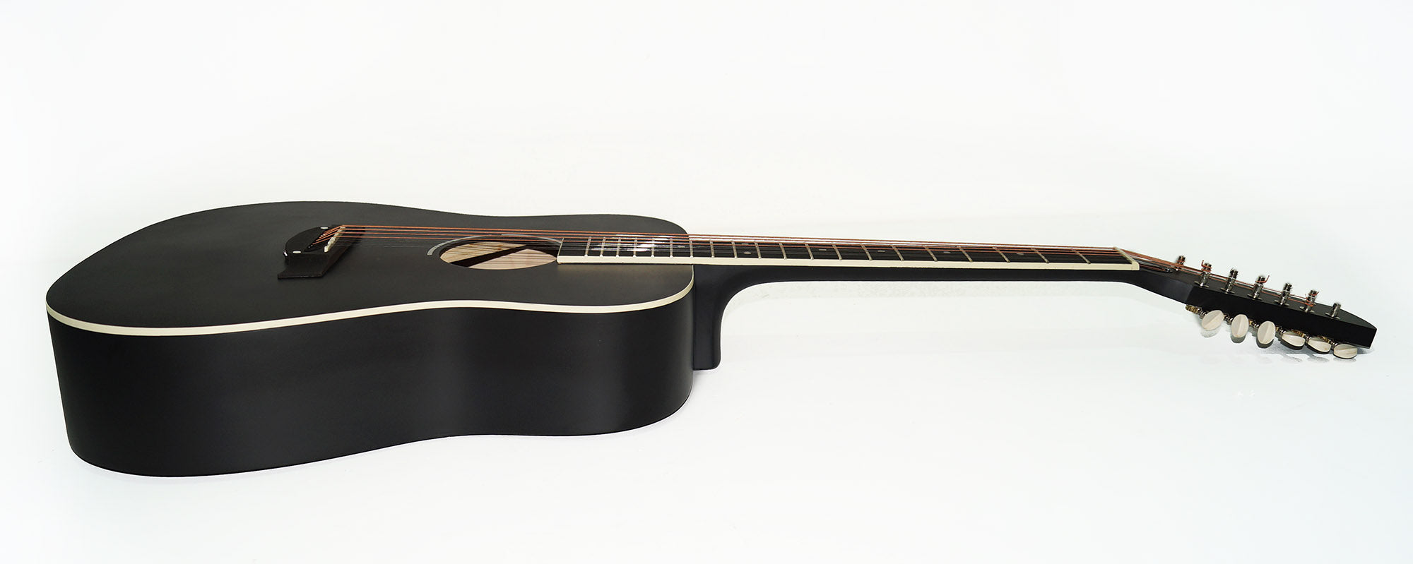 Brand New Acoustic Guitar 12 Strings made in Ukraine Trembita Natural Wood Black Amazing Sound!