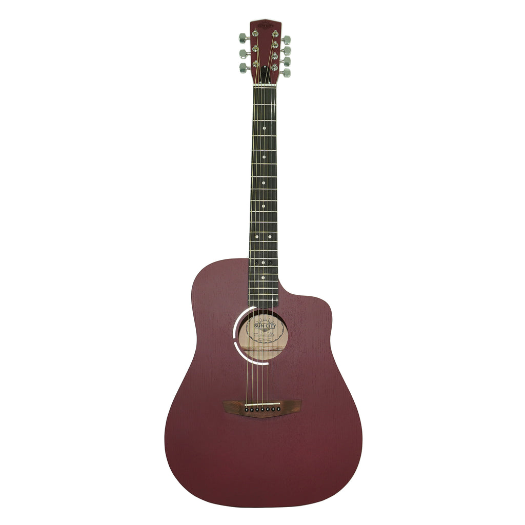 Acoustic Guitar 7 strings Cutaway Natural Wood made in Ukraine by Trembita Quality Sound!