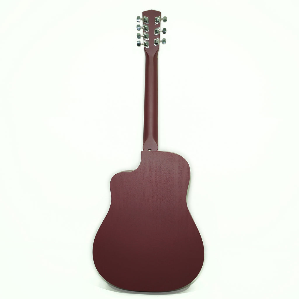 Acoustic Guitar 7 strings Cutaway Natural Wood made in Ukraine by Trembita Quality Sound!