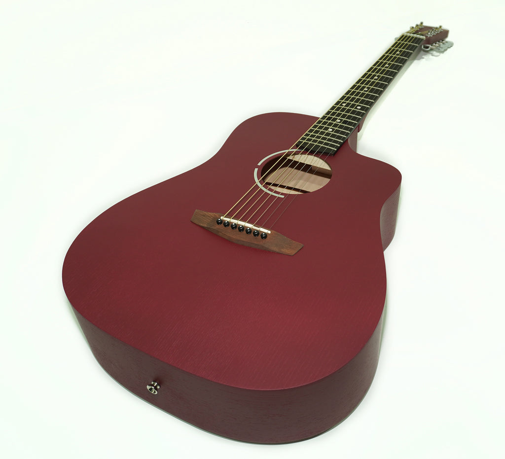 Acoustic Guitar 7 strings Cutaway Natural Wood made in Ukraine by Trembita Quality Sound!