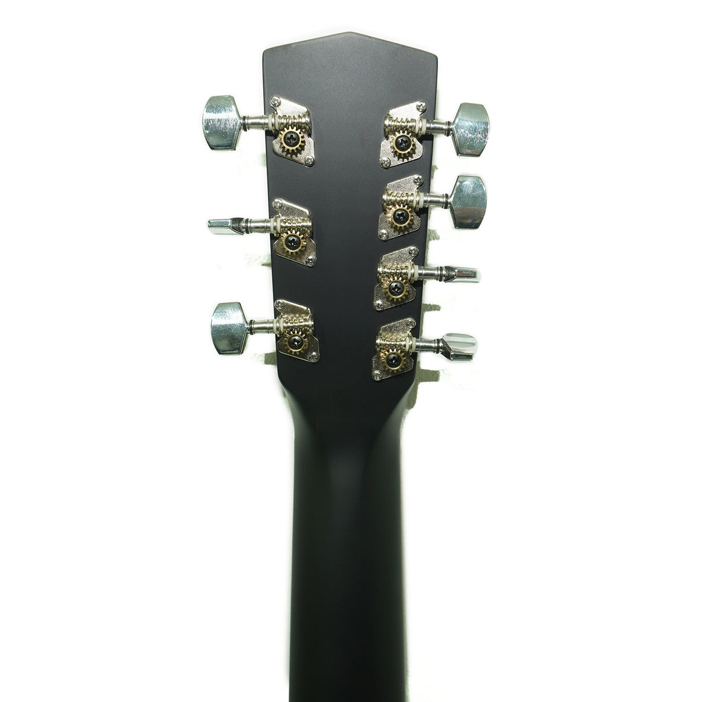 New Seven 7 String Acoustic Guitar Сutaway, made in Ukraine by Trembita Black Natural Wood