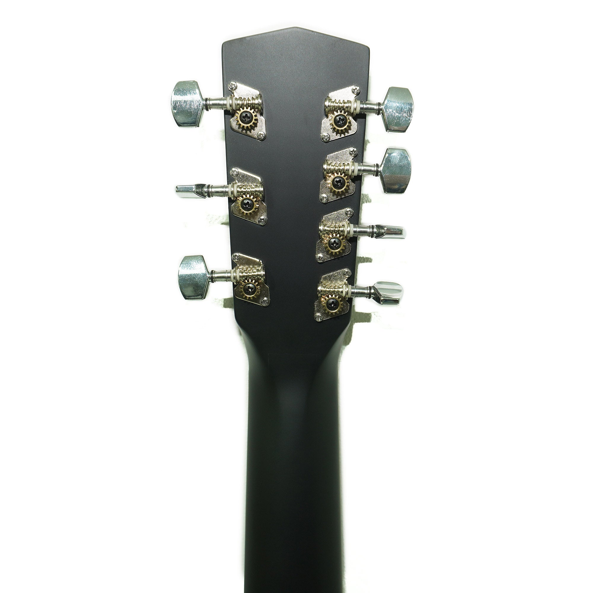 New Seven 7 String Acoustic Guitar Сutaway, made in Ukraine by Trembita Black Natural Wood