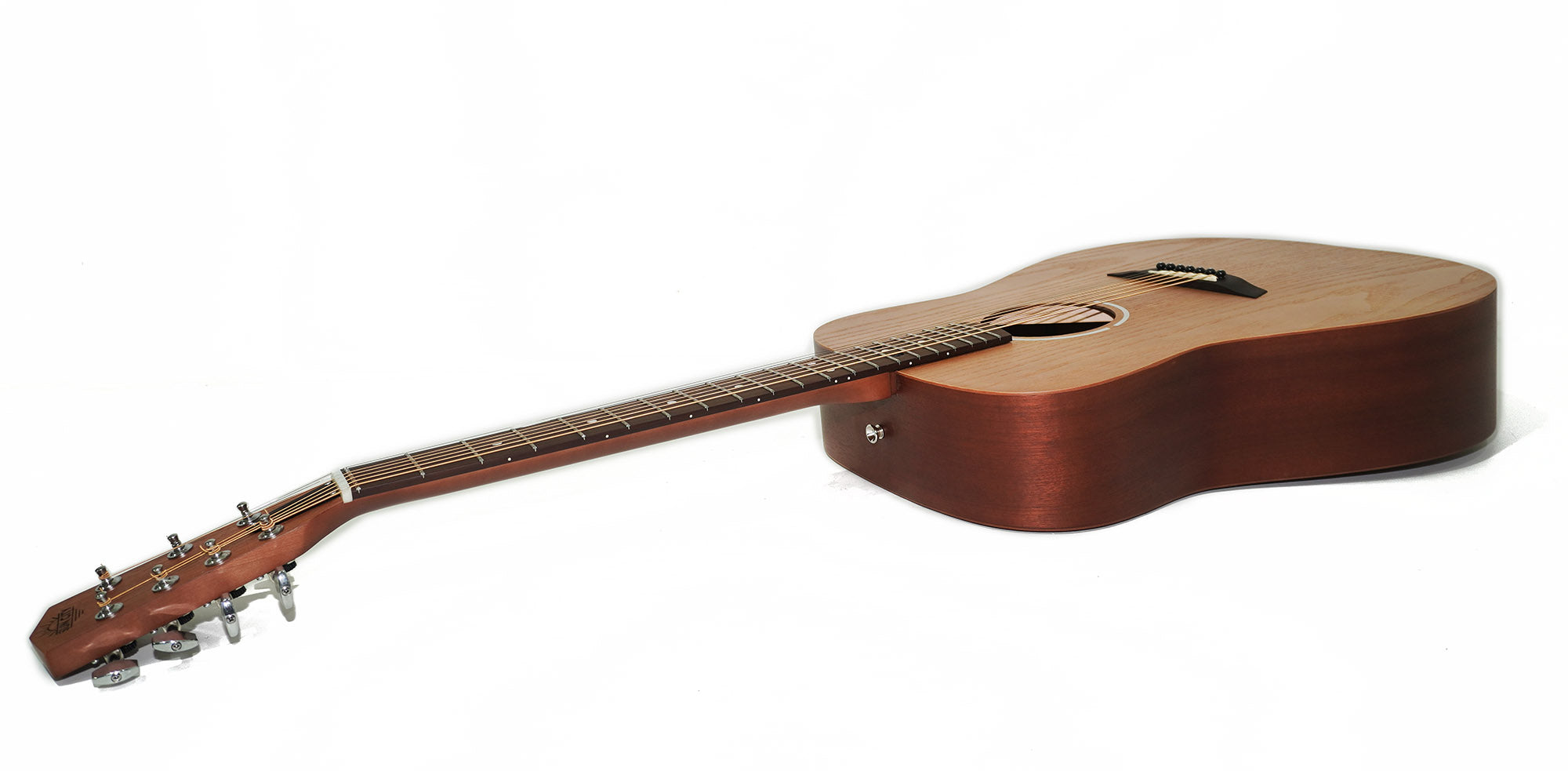New Acoustic Guitar 7 Strings Dreadnought Guitar, made in Ukraine by Trembita SunCity Light Natural Wood!