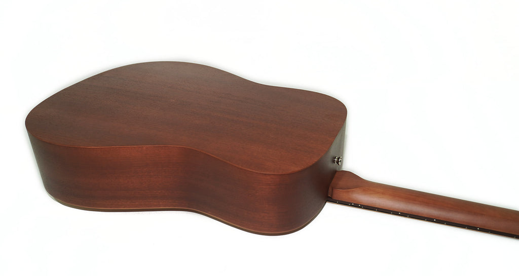 New Acoustic Guitar 7 Strings Dreadnought Guitar, made in Ukraine by Trembita SunCity Light Natural Wood!