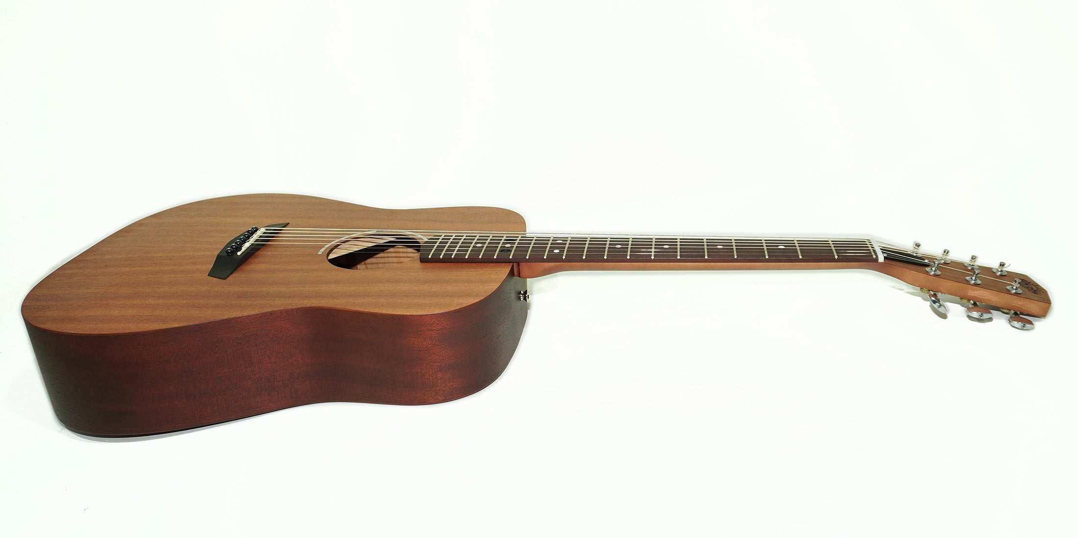 New Acoustic Guitar 7 strings, Classic Dreadnought Guitar, made in Ukraine by Trembita SunCity, Dark Wood!