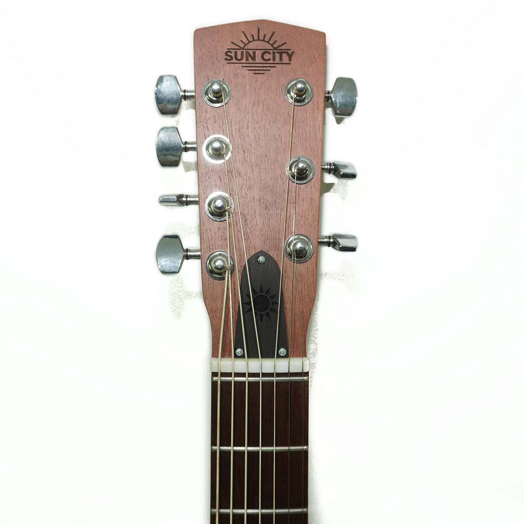 Trembita Brand New Seven 7 Strings Acoustic Guitar Сutaway, Sand Natural Wood made in Ukraine