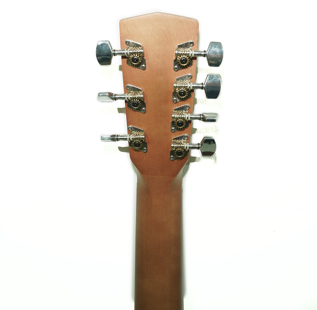 Trembita Brand New Seven 7 Strings Acoustic Guitar Сutaway, Sand Natural Wood made in Ukraine