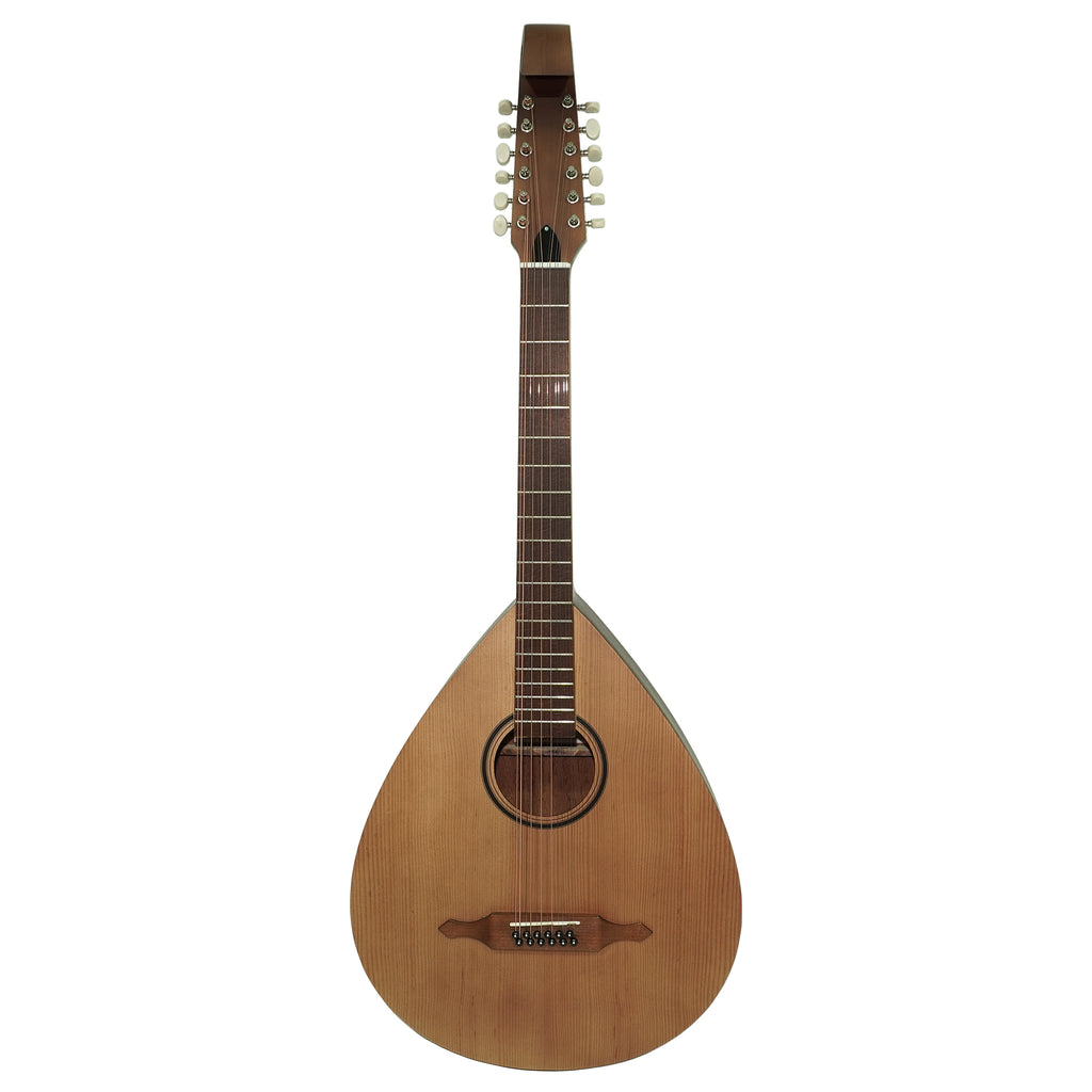 New Folk Acoustic 12 String Lute Guitar Kobza Vihuela made in Ukraine Trembita, Natural Wood Dark!