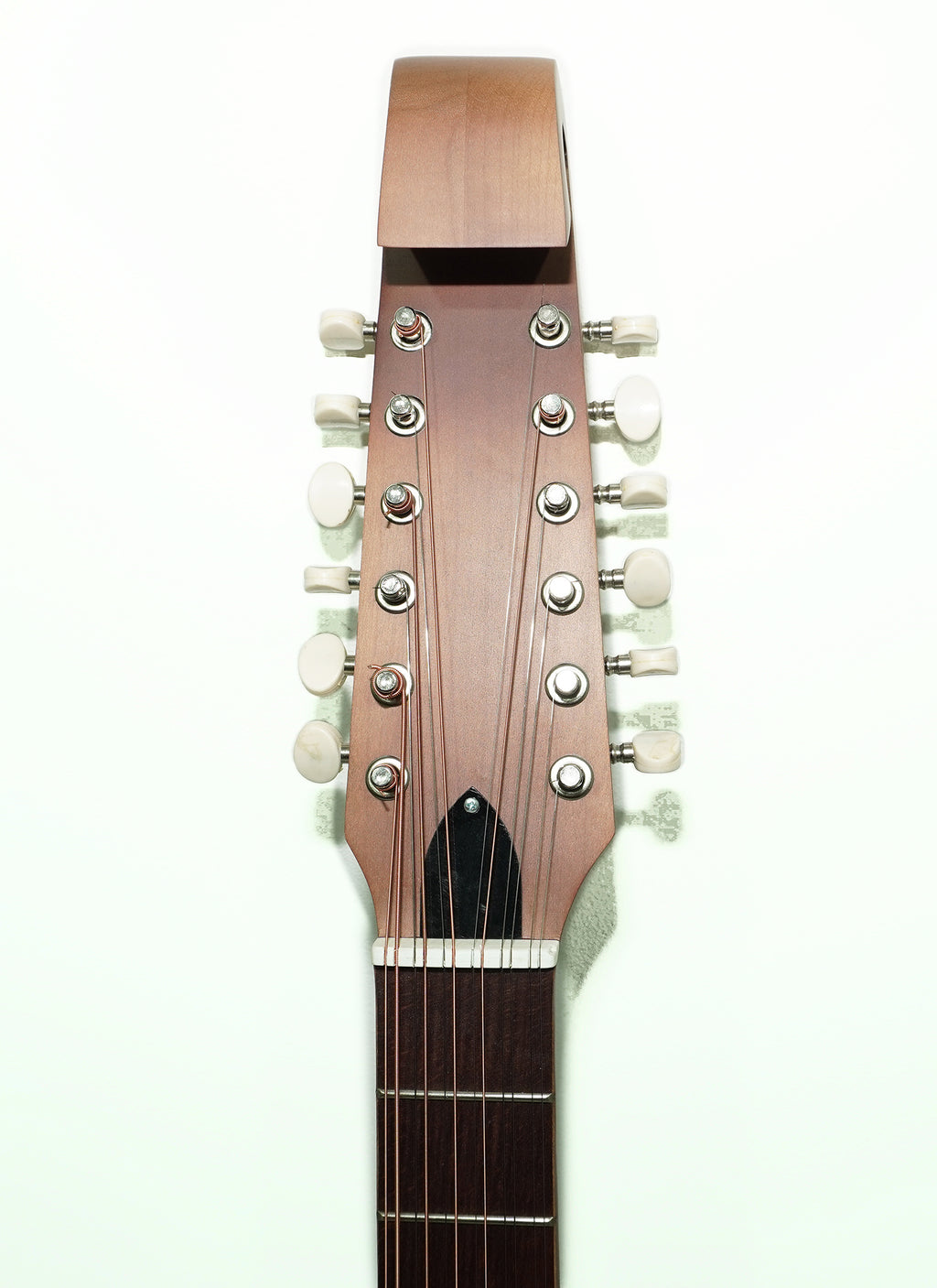New Folk Acoustic 12 String Lute Guitar Kobza Vihuela made in Ukraine Trembita, Natural Wood Dark!