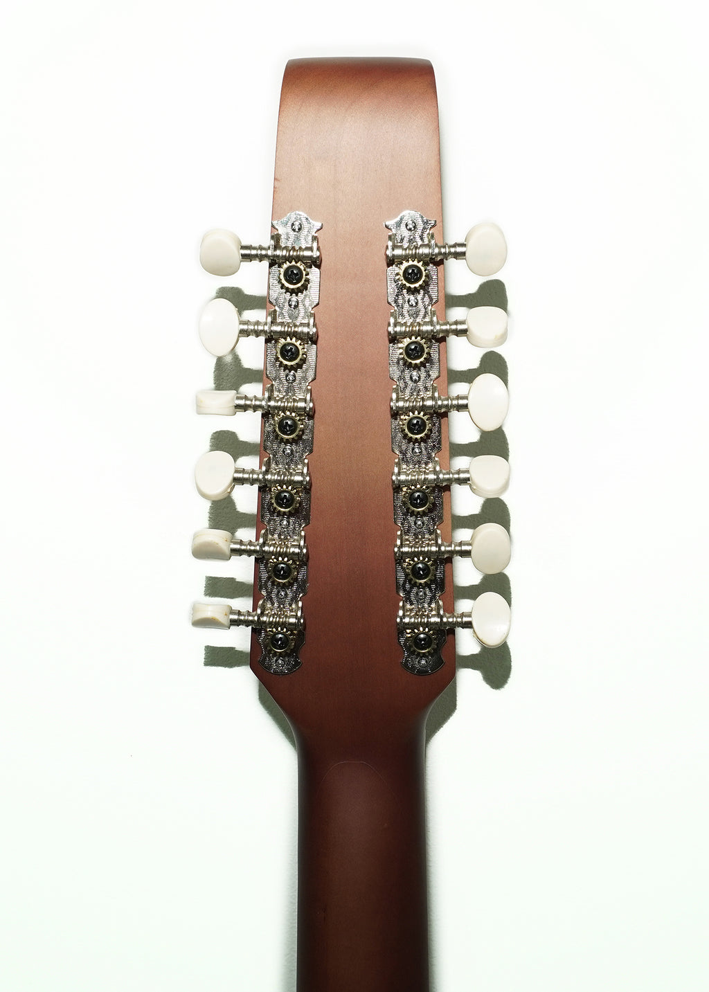 New Folk Acoustic 12 String Lute Guitar Kobza Vihuela made in Ukraine Trembita, Natural Wood Dark!