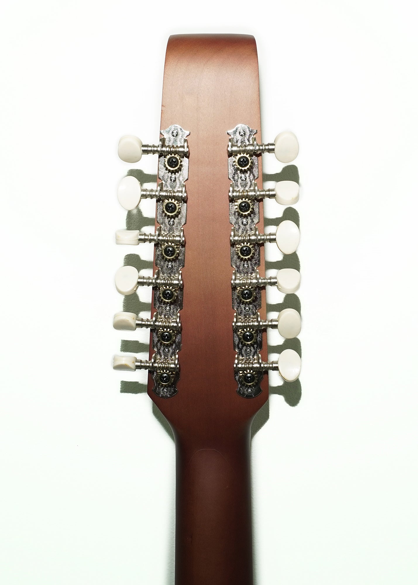 New Folk Acoustic 12 String Lute Guitar Kobza Vihuela made in Ukraine Trembita, Natural Wood Dark!
