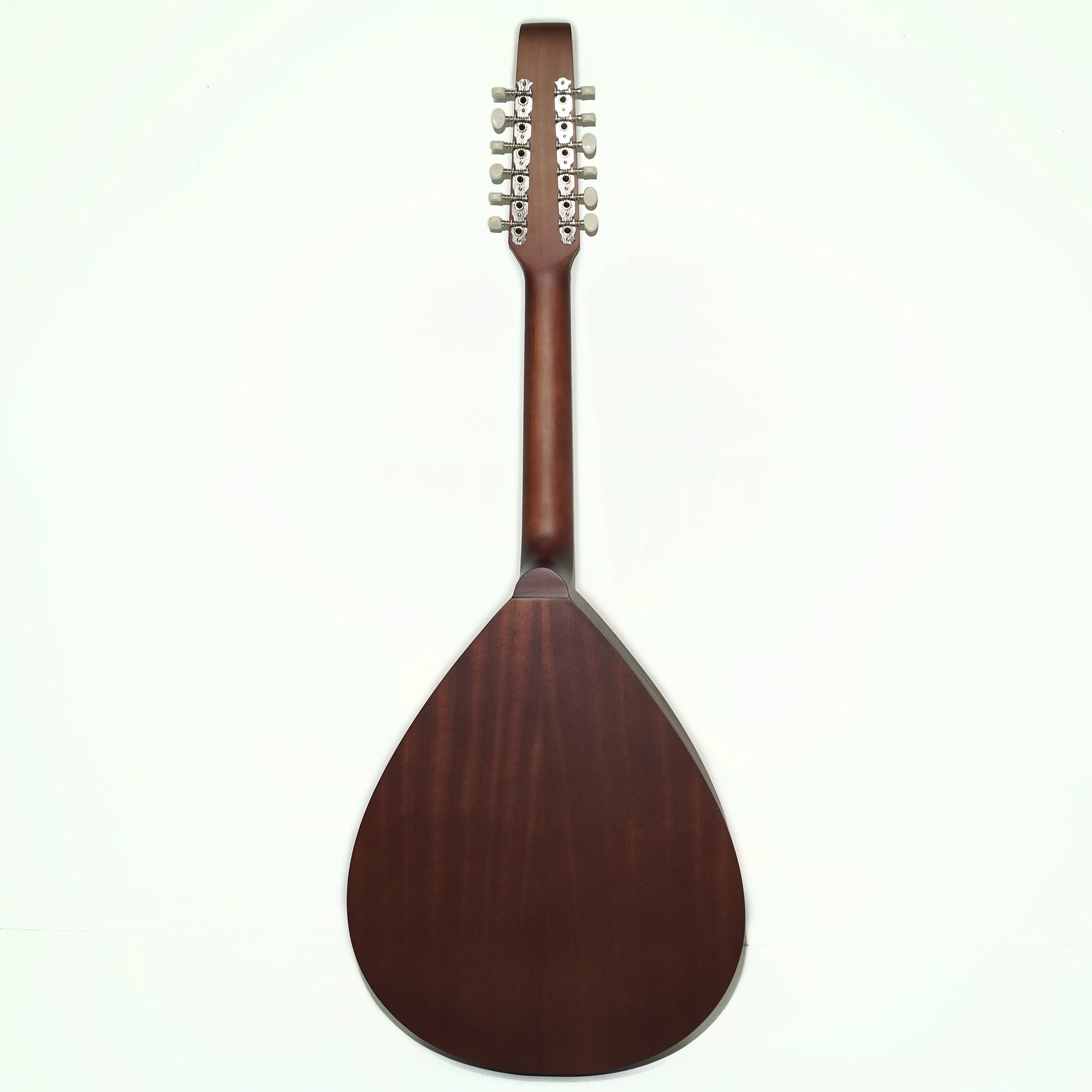 New Folk Acoustic 12 String Lute Guitar Kobza Vihuela made in Ukraine Trembita, Natural Wood Dark!