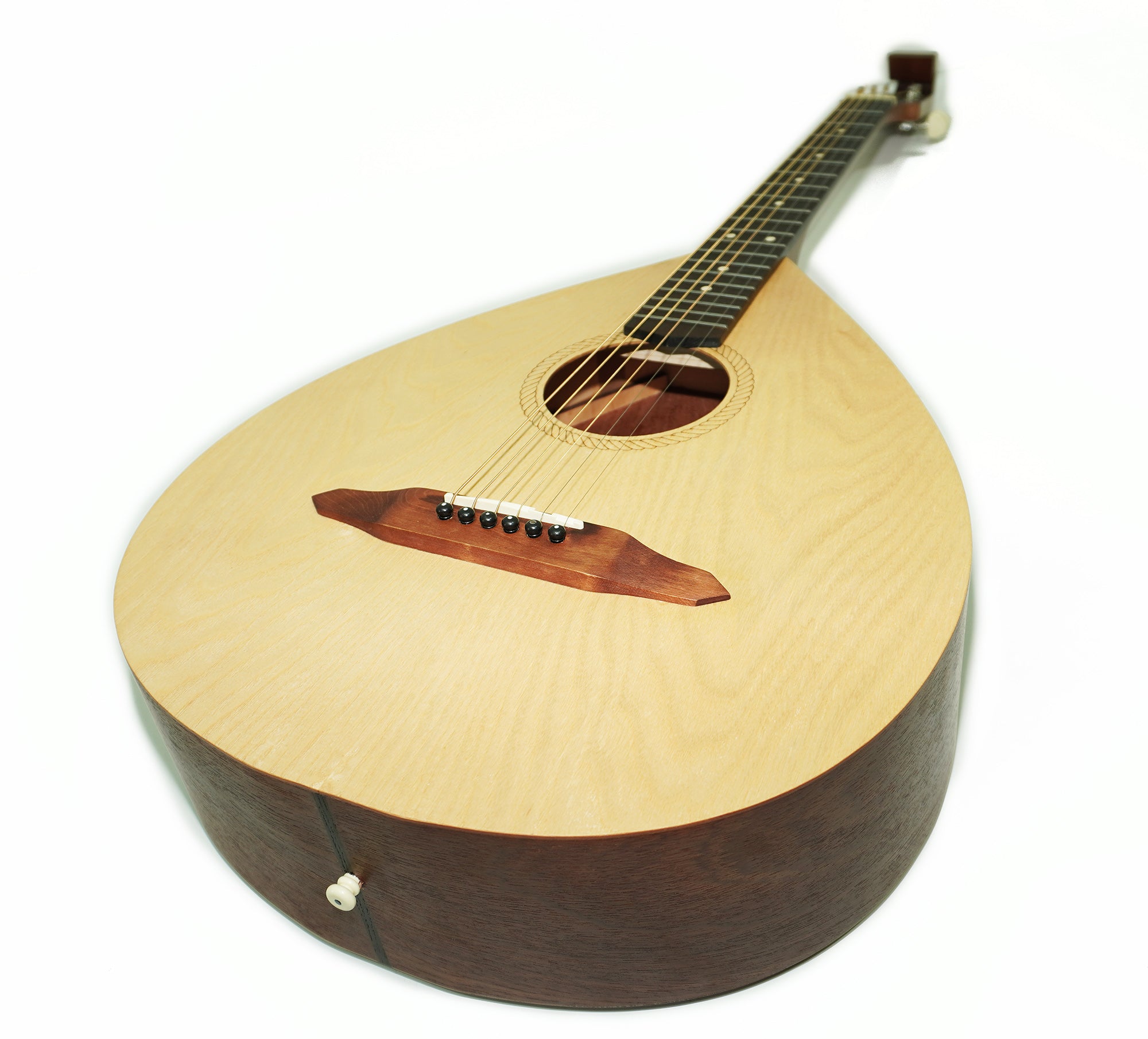 New Ukrainian 6 Six Strings Acoustic Guitar Lute Folk Kobza, Trembita Natural Wood! Handmade