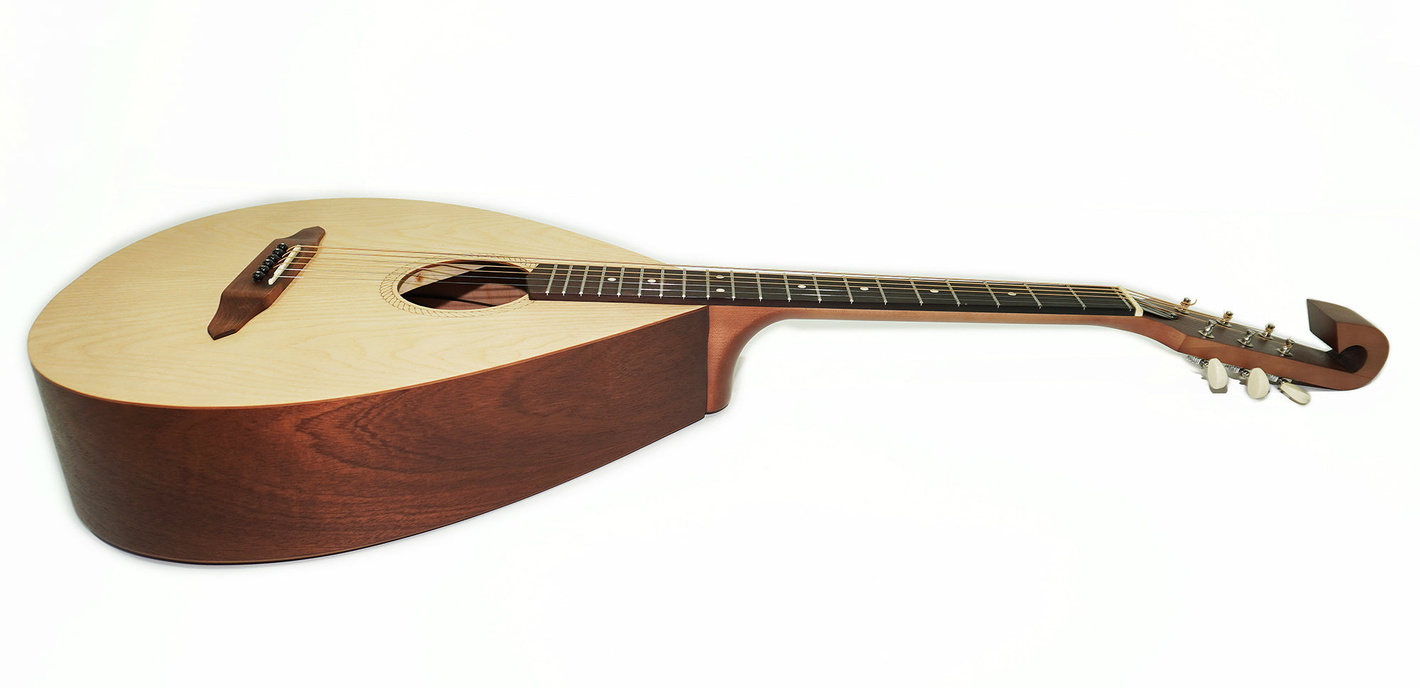 New Ukrainian 6 Six Strings Acoustic Guitar Lute Folk Kobza, Trembita Natural Wood! Handmade