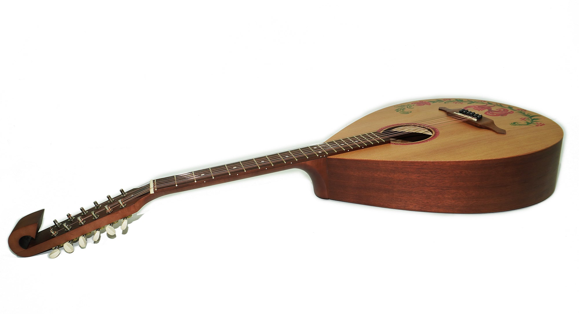 Acoustic Guitar 12 Strings Lute Guitar Folk Kobza Vihuela made in Ukraine Trembita Hand Painted!