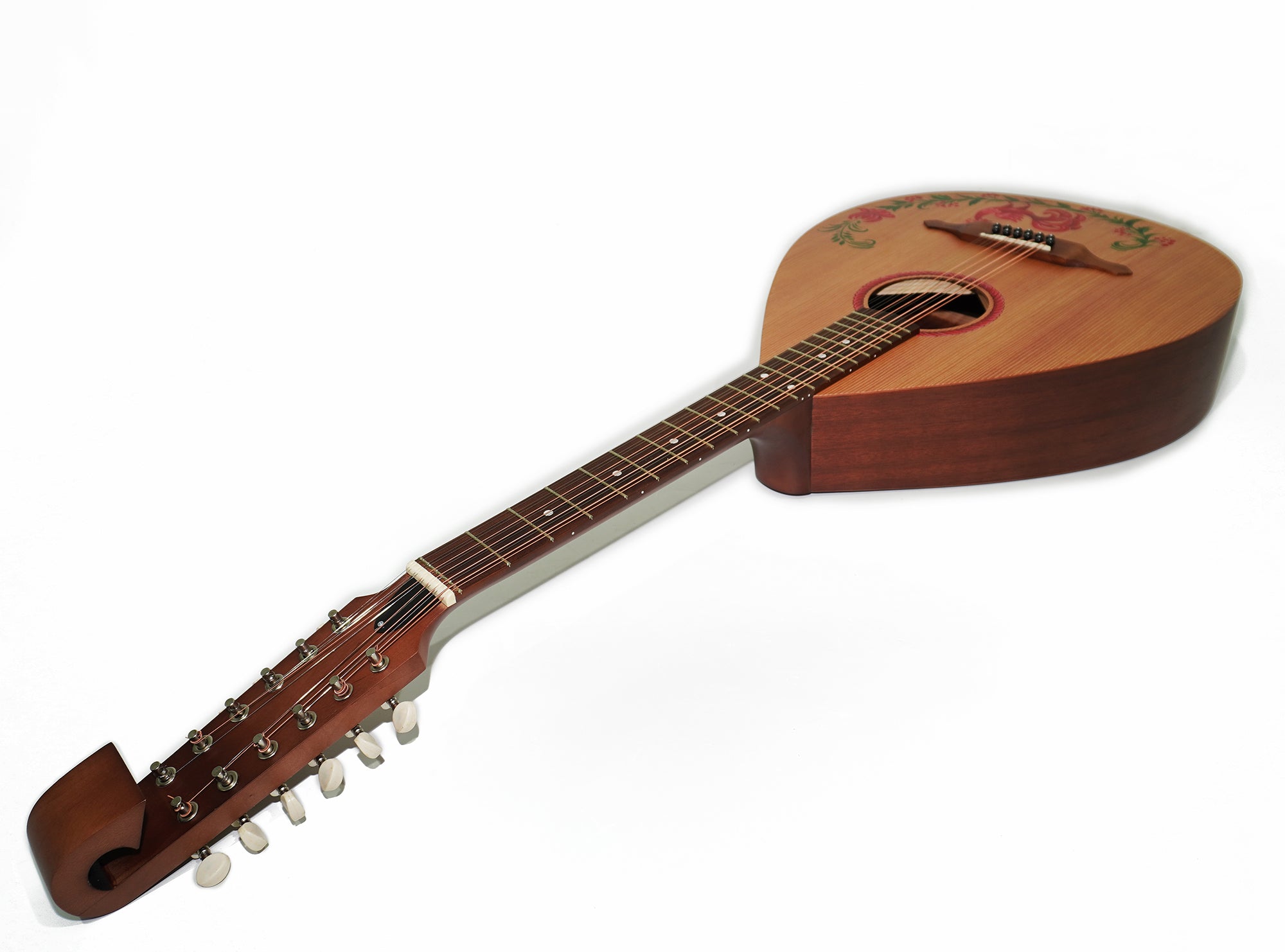 Acoustic Guitar 12 Strings Lute Guitar Folk Kobza Vihuela made in Ukraine Trembita Hand Painted!