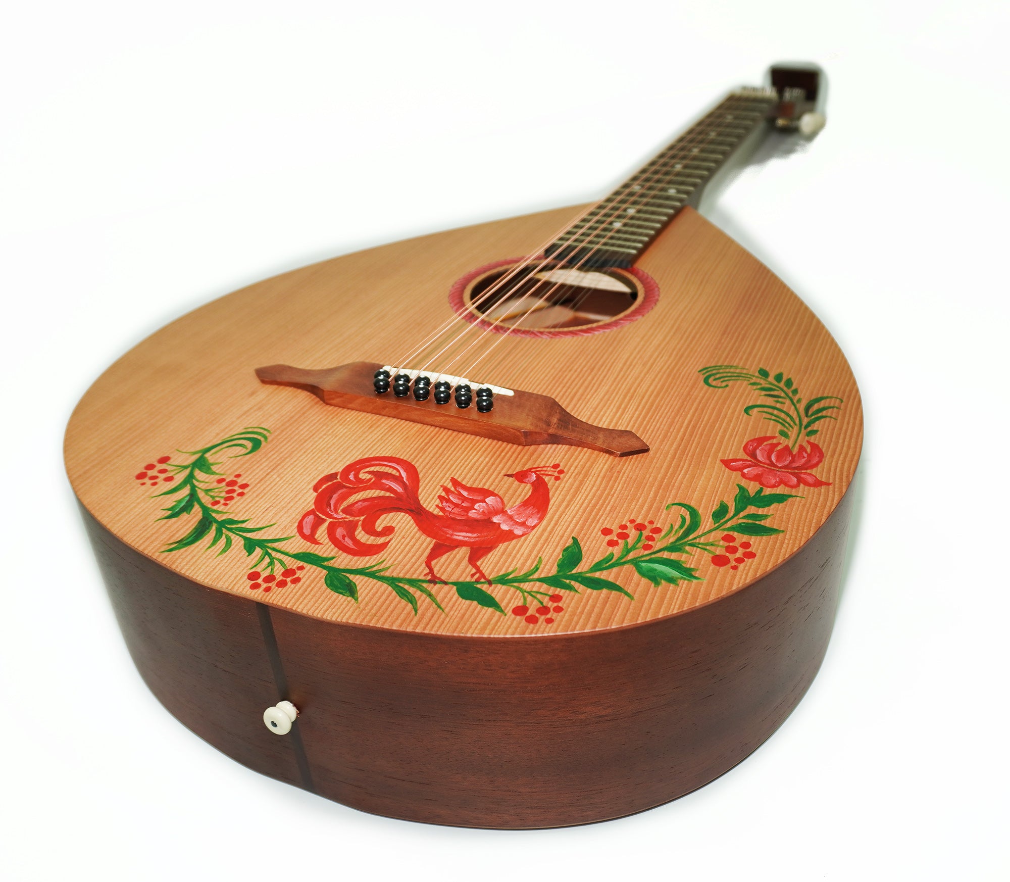 Acoustic Guitar 12 Strings Lute Guitar Folk Kobza Vihuela made in Ukraine Trembita Hand Painted!