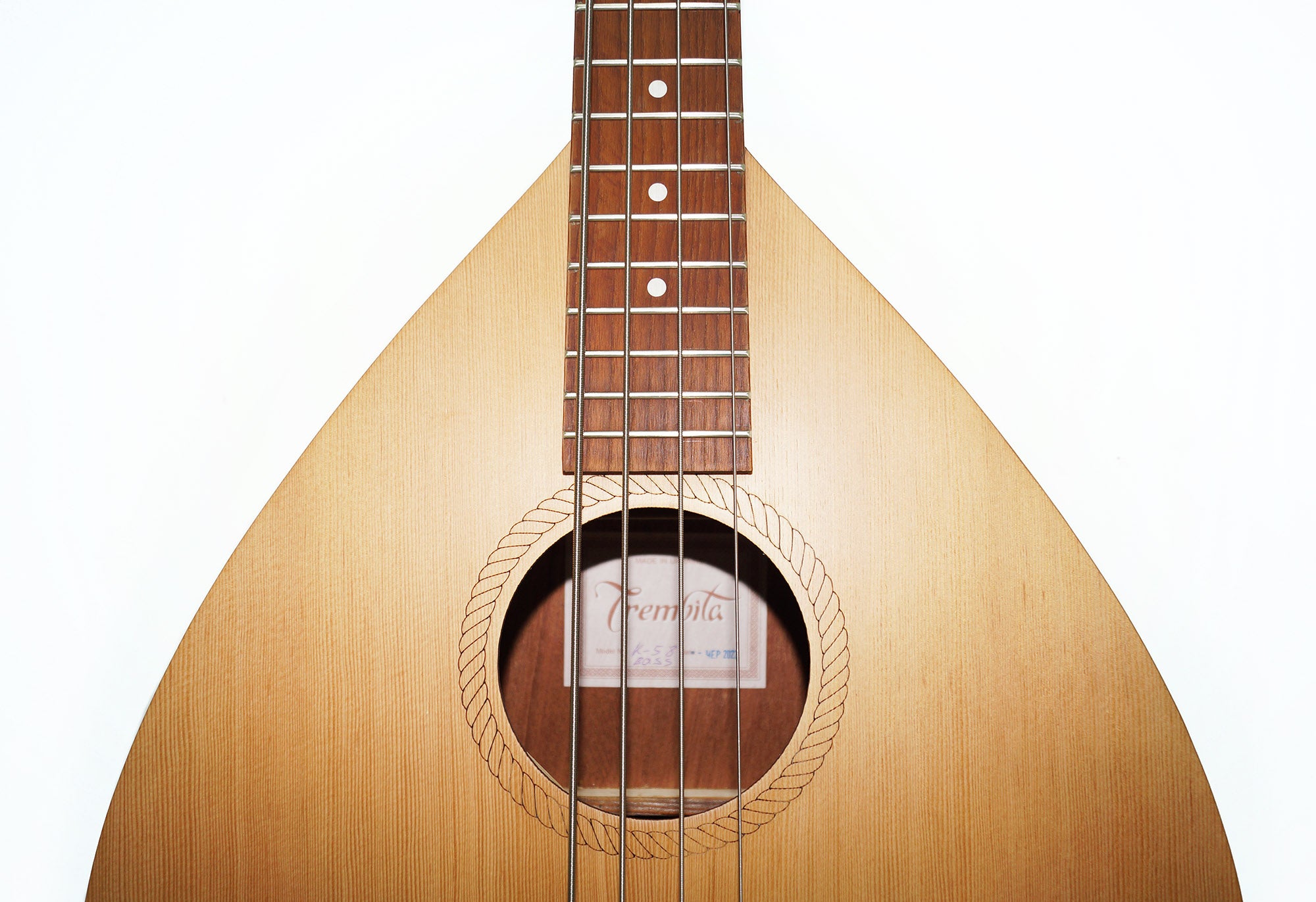 Bass Guitar Lute 4 Strings Folk Kobza Bass Lute Vihuela Natural Wood made in Ukraine Trembita