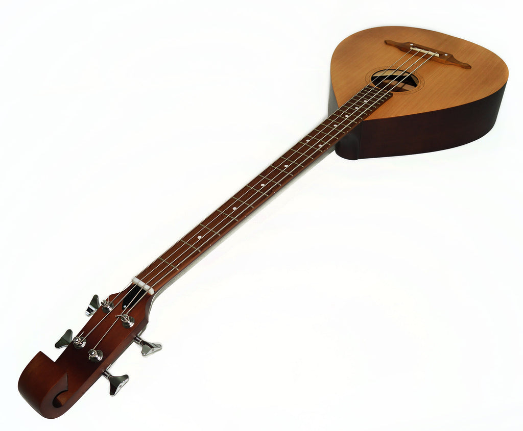 Bass Guitar Lute 4 Strings Folk Kobza Bass Lute Vihuela Natural Wood made in Ukraine Trembita
