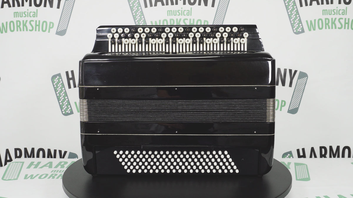 Converter Free Bass Button Accordion Yavir Ukraine Bayan Solid Reeds, New Straps and Soft Case, 2761