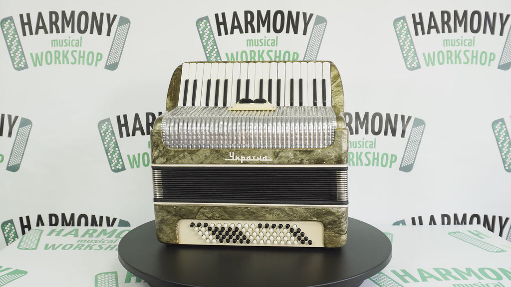 Ukraine Piano Accordion 80 Bass Buttons, New Straps, Lightweight Keyboard Accordian, Folk Musical Instrument, Wonderful sound, 2593